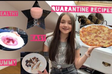 HEALTHY QUARANTINE RECIPES 🥙🍕{Emily}