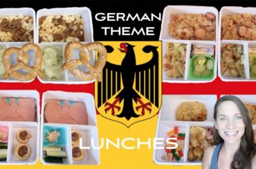 German Theme Lunches!  Hot Lunch & Non Sandwich Ideas! Lunches Around the World!
