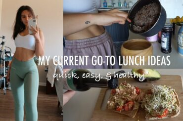 My Current Lunch Staples | 2 Easy & Healthy Ideas/Recipes