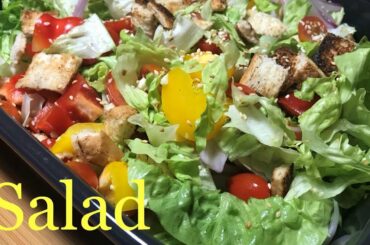 HEALTHY SALAD RECIPE | RESEPI SALAD YANG MUDAH & LAZAT