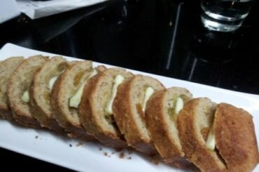 Make this Healthy bread - wholemeal rye raisin pinenut bread