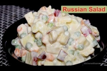 Russian Salad Recipe - Healthy Salad Recipe - Salad Recipe by All styles by Princess