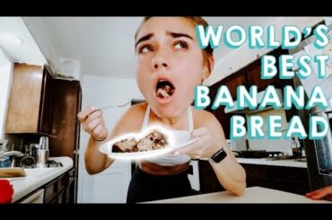 BAKING THE WORLD'S BEST (healthy-ish) BANANA BREAD