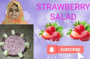 Strawberry Salad. Quick and Healthy Ramadan Recipe by Antique Cooking
