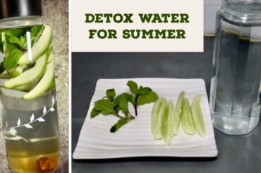 Detox Water-Natural Weight loss Drink - Natural Belly Slimming Detox Water Recipe-Summer Drinks
