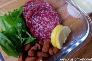 Quick Keto Spinach and Salami Salad Recipe - Healthy Food For Family