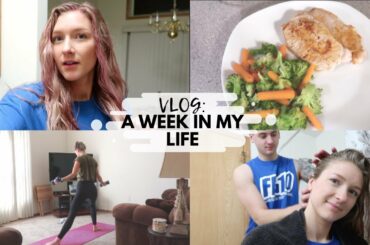 VLOG: DYING MY HAIR PINK + MORE WORKOUTS & HEALTHY MEALS!!