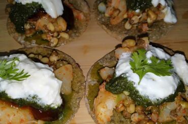 HEALTHY PAPDI CHAAT BY PRAVYA'SFOOD DIARIES.