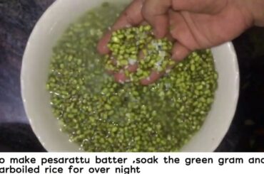 ANDRAS SPECIAL PESARATTU |பெசரட்டு | HEALTHY BREAKFAST RECIPE
