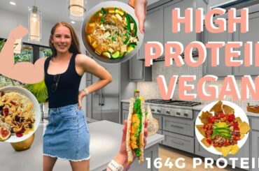 5 HIGH PROTEIN VEGAN HEALTHY RECIPES | 5 recipes = 164g PROTEIN!!