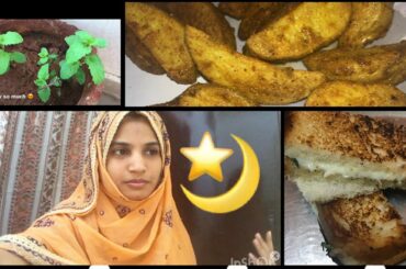 EASIEST SNACK RECIPES : Potato wedges & Garlic bread sticks | RAMADAN VLOG 2| LOCKDOWN RECIPES