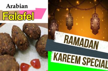 Arabian recipe | Falafel | Healthy Snack | Easy to make | Ramadan Special