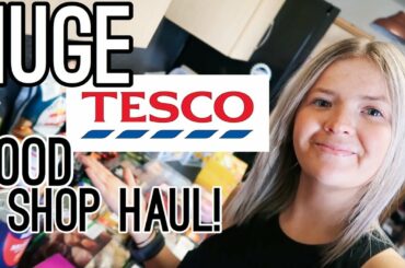 HUGE TESCO LOCKDOWN FOOD SHOP HAUL! | 5 DINNER IDEAS | HARRIET MILLS