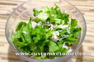 Keto Mackerel Dinner Salad Recipe - Healthy Food For Family