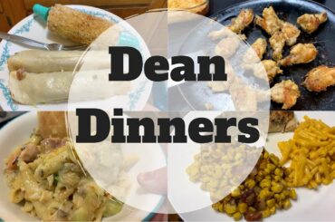 What’s For Dinner || DEAN DINNERS || Easy Weeknight Meals || USING WHAT WE HAVE AT HOME!