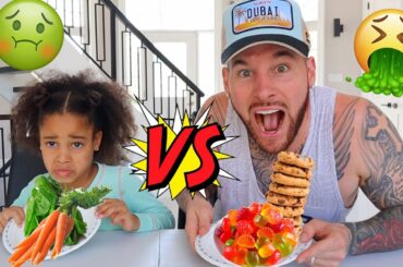 HEALTHY Food VS UNHEALTHY Food | FamousTubeFamily