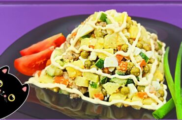RUSSIAN SALAD RECIPES | Best Healthy Tasty Salad | Best for all parties ASMR