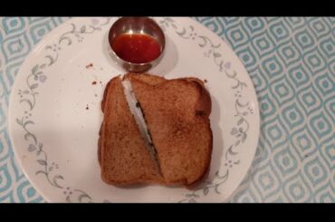 Simple, tasty and healthy breakfast - Spinach Cheese Sandwich[Telugu Version]