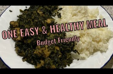 ONE EASY AND HEALTHY MEAL//Healthy, Easy, and Budget-Friendly Lunch or Dinner Meal