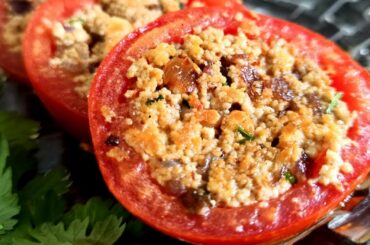 Stuffed Tomato Rings - Easy Homemade Starters/Party Appetizers