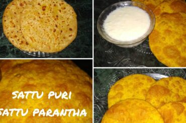 Sattu ki puri //sattu parantha//easy & tasty//healthy recipe..
