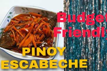 Pinoy Escabeche, budget friendly, Perfect ulam, quarantine meal, healthy food