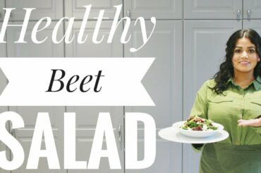 BEET SALAD WITH FETA CHEESE | HEALTHY RECIPE