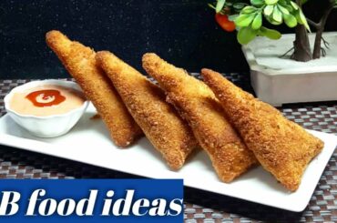 Bread pizza cone recipe, chicken cone recipe, crispy bread cone samosa,fry pizza,how to make cone,