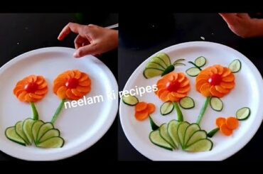 Beautiful & Unique Salad Decoration Ideas by neelamkirecipes