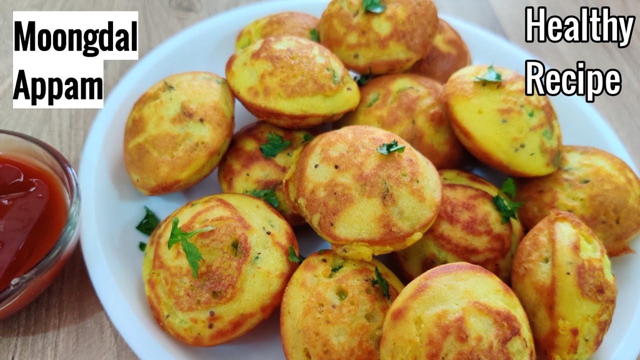 Moongdal Appe | Healthy breakfast recipe | Easy , tasty & healthy | मूंगदाल अप्पे Moongdal Appe | Healthy breakfast recipe | Easy , tasty & healthy | मूंगदाल अप्पे