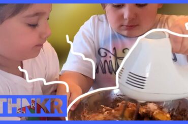 Delicious Moist Banana Bread Recipe! Cooking with Kids! | Kids Teaching Kids