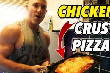 Protein Pizza Recipe! How To Make A Chicken Crust, Low Carb PIZZA!