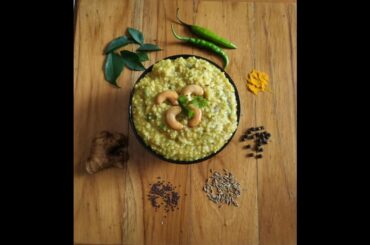 Easy & Healthy breakfast recipe Millets pongal, Navane pongal
