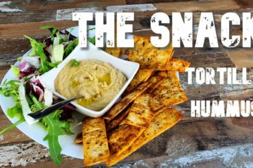 How To Make The Snack with Tortilla, Hummus and Salad/ Healthy and Easy Recipe | Lust for Taste