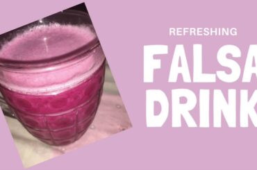 Tutorial 24 : How To Make Falsa Drink ?| Healthy Recipes | SaraZ