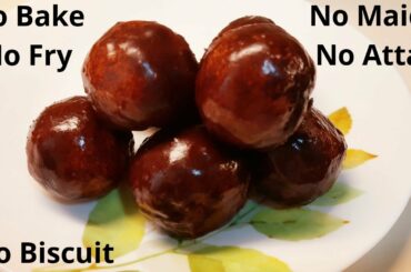 Healthy chocolate donut balls recipe | Only 3-ingredient Recipe | Easy donut recipe |Tiffin Triangle