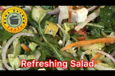 Refreshing Salad | Mixed Salad | Refreshing Salad Recipe by Home Cooked Taste