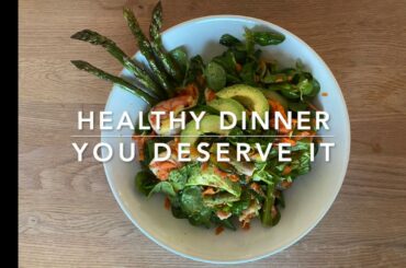 Healthy Dinner -  Gambas Salat