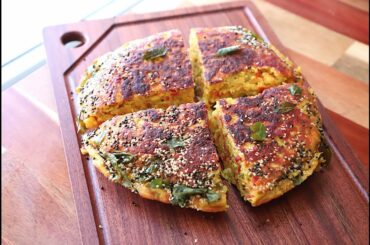 Handvo recipe - Gujarati handvo recipe - healthy mixed dal handvo