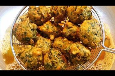 Palak Pakoda | Iftar Recipes | Tea time snacks | Lockdown Snacks | Ramadan Recipes | Atifa’s Recipes