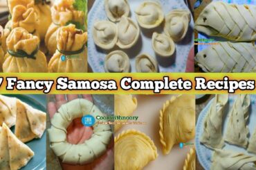 TOP 7 SAMOSA RECIPES |   SNACKS TO MAKE FOR YOUR NEXT PARTY | EVENING SNACKS IDEAS COOKWITHNOORY