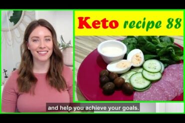 Keto Diet Recipes For Weight Loss 👉 recipe 88 - Keto Simple Salami Platter