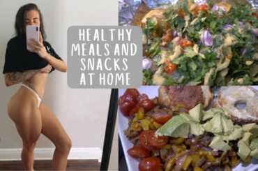 EASY MEALS/SNACKS AT HOME || Grocery Haul + Pantry Fridge Organization