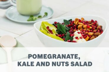 Pomegranate, Kale and Nuts Salad Recipe - Cooking with Bosch