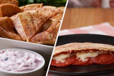 Pita Snacks 9 Ways • Tasty Recipes