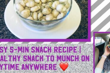 Healthy 5-minute  snack recipe | Phool Makhana | Fox Nut | HIMANI ASIWAL ⚡️