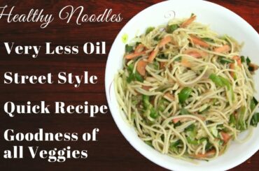 Veg Hakka Noodles Recipe | Healthy Noodle Recipes | Savithri's Kitchen