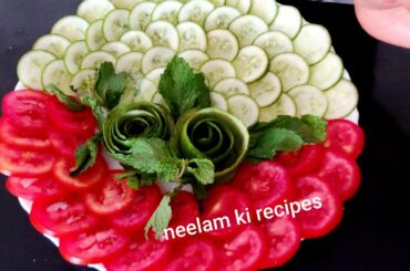 UNIQUE SALAD DECORATION IDEAS BY NEELAMKIRECIPES