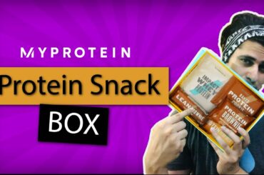 MYPROTEIN-PROTEIN SNACK BOX REVIEW | myprotein kaisa hai | healthy snacks(In Hindi)