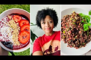 🔥VEGAN MEATBALL SUB +  QUINOA BEET SALAD🌱